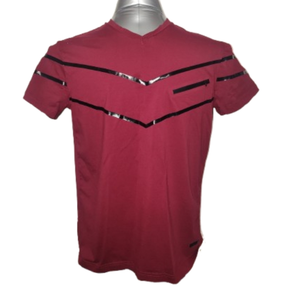 Men's Red Graphic T-Shirt